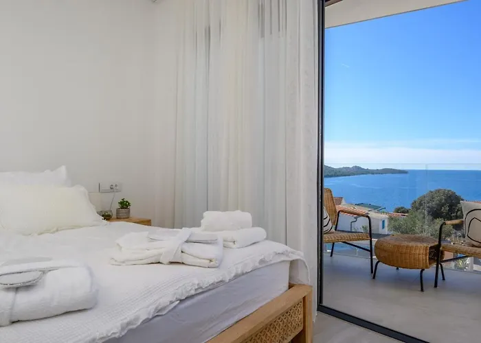 别墅 Seven Seas With Heated Pool And Jacuzzi By The Sea Ražanj